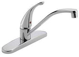 Peerless Tunbridge P188200LF Kitchen Faucet, 1.8 gpm, Chrome, Deck Mounting, Lever Handle, Swivel Spout
