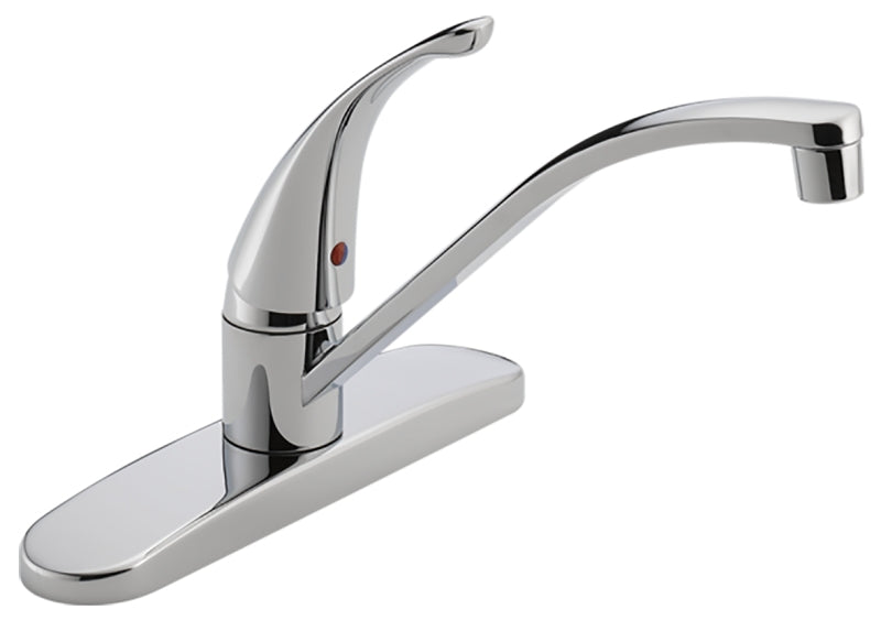 Peerless Tunbridge P188200LF Kitchen Faucet, 1.8 gpm, Chrome, Deck Mounting, Lever Handle, Swivel Spout