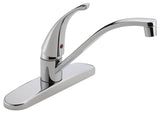 Peerless Tunbridge P188200LF Kitchen Faucet, 1.8 gpm, Chrome, Deck Mounting, Lever Handle, Swivel Spout