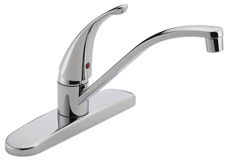 Peerless Tunbridge P188200LF Kitchen Faucet, 1.8 gpm, Chrome, Deck Mounting, Lever Handle, Swivel Spout