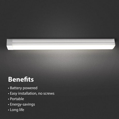Feit 16.5 in. L White Battery Powered LED Under Cabinet Light Strip