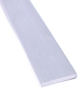 M-D 61077 Flat Bar, 1-1/2 in W, 72 in L, 1/8 in Thick, Aluminum, Mill, 6063 Grade