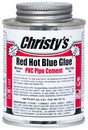 Christy's Red Hot Blue Glue RH-RHBV-HP-36 Medium-Bodied Cement, 0.5 pt Can, Liquid, Blue