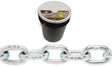 Baron PC3014P Proof Coil Chain, 1/4 in, 141 ft L, 30 Grade, Steel, Zinc