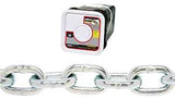 Baron PC30516SP Proof Coil Chain, 5/16 in, 75 ft L, 30 Grade, Steel, Zinc