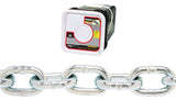 Baron PC30516SP Proof Coil Chain, 5/16 in, 75 ft L, 30 Grade, Steel, Zinc