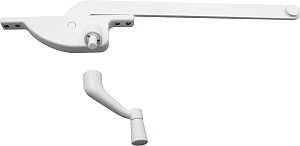 Prime-Line H 3708 Window Operator, For: Older Steel Framed Windows, Left, Powder-Coated