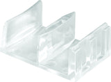 Prime-Line M 6058 Series Door Guide, 5/8 in L x 1 in W Dimensions, Plastic, Clear