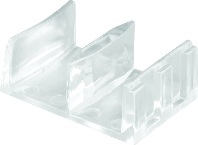 Prime-Line M 6058 Series Door Guide, 5/8 in L x 1 in W Dimensions, Plastic, Clear