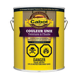 Cabot 7601C Solid Stain, White, Liquid, 124 oz, Pail, Pack of 4