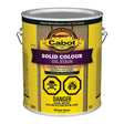 Cabot 7601C Solid Stain, White, Liquid, 124 oz, Pail, Pack of 4