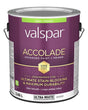Accolade 029.1012002.007 Interior Paint and Primer, Acrylic, Satin, Ultra White, 1 gal, 37 sq-m Coverage Area, Pack of 4