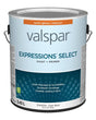 Expressions Select 029.1043004.007 Interior Paint and Primer, Semi-Gloss, Clear, 1 gal, 37 sq-m Coverage Area, Pack of 4