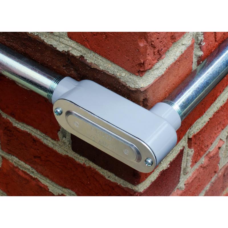 Sigma Engineered Solutions ProConnex 3/4 in. D Die-Cast Aluminum Conduit Body For Rigid 1 pk