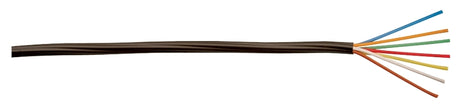 CCI 553076607 Thermostat Wire, 18 AWG Wire, 7 -Conductor, Copper Conductor, Polypropylene Insulation, PVC Sheath