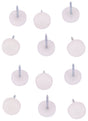 ProSource FE-S513-PS Furniture Glide, Plastic, White, White, 5/8 x 5/8 x 15/16 in Dimensions