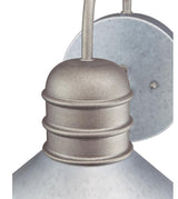 Westinghouse Watts Creek Series 63609 Wall Fixture, Incandescent, LED, Steel, Galvanized