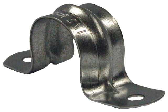 Hubbell E2S050 EMT Strap, 1/2 in, Steel, 100/CT