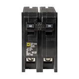 Square D HomeLine 90 amps Plug In 2-Pole Circuit Breaker