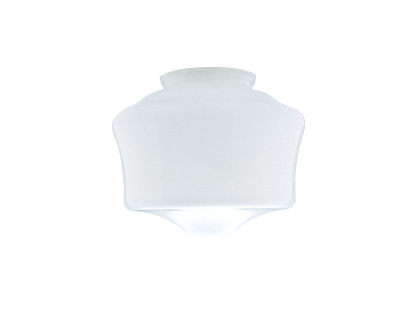 Westinghouse Schoolhouse White Glass Lamp Shade 1 pk, Pack of 6