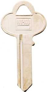 Hy-Ko 11010CO3 Key Blank, Brass, Nickel, For: Corbin Russwin Cabinet, House Locks and Padlocks, CO103 Key Number, Pack of 10