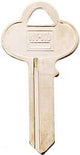 Hy-Ko 11010CO3 Key Blank, Brass, Nickel, For: Corbin Russwin Cabinet, House Locks and Padlocks, CO103 Key Number, Pack of 10