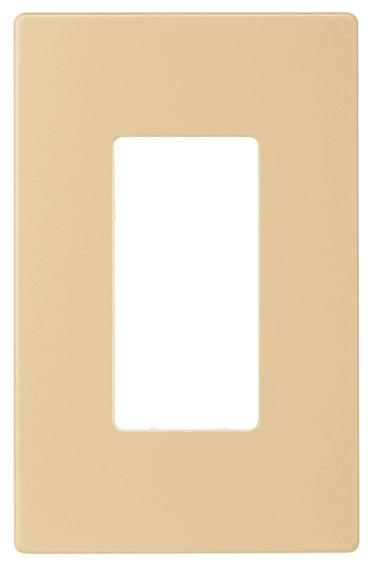 Arrow Hart PJS PJS26V Wallplate, 4-7/8 in L, 3-1/8 in W, 1 -Gang, Polycarbonate, Ivory, High-Gloss