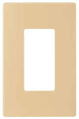 Arrow Hart PJS PJS26V Wallplate, 4-7/8 in L, 3-1/8 in W, 1 -Gang, Polycarbonate, Ivory, High-Gloss