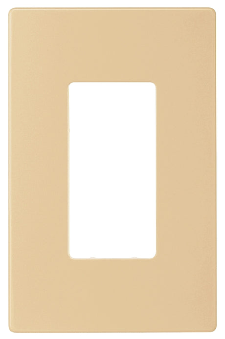 Arrow Hart PJS PJS26V Wallplate, 4-7/8 in L, 3-1/8 in W, 1 -Gang, Polycarbonate, Ivory, High-Gloss