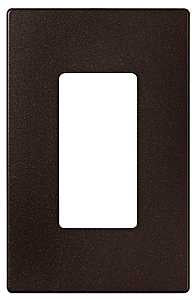 Eaton Cooper Wiring PJS PJS26RB-SP-L Wallplate, 4-7/8 in L, 3-1/8 in W, 1 -Gang, Polycarbonate, Oil-Rubbed Bronze, Pack of 10