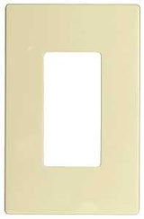 Eaton Cooper Wiring PJS PJS26LA Wallplate, 4-7/8 in L, 3-1/8 in W, 1 -Gang, Polycarbonate, Light Almond, Pack of 20