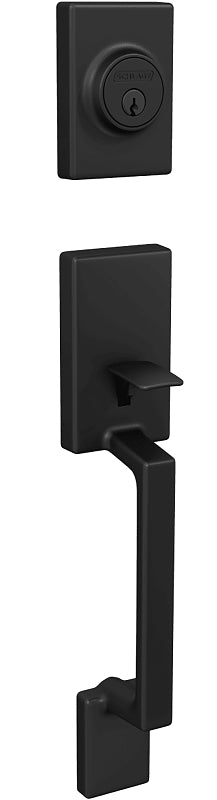 Schlage J Series JH58 SUT 622 Combination Lockset, Mechanical Lock, Grip Only Handle, Matte Black, 3 Grade, Metal