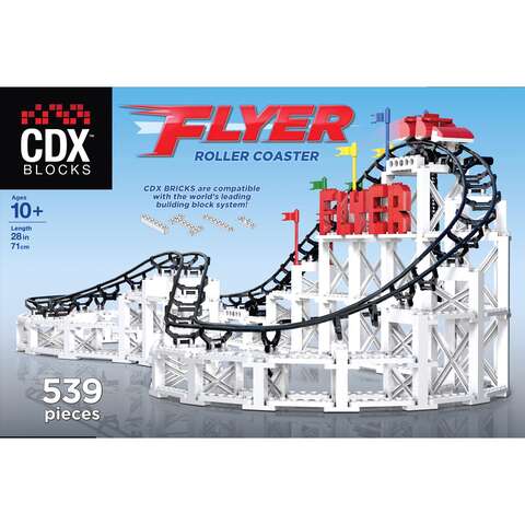 Coaster Dynamix Brick Amusement Park Ride Kit Multicolored 539 pc