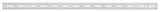 ProSource 25211PHL Shelf Standard, 2 mm Thick Material, 5/8 in W, 24 in H, Steel, White