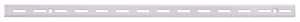 ProSource 25211PHL Shelf Standard, 2 mm Thick Material, 5/8 in W, 24 in H, Steel, White