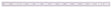ProSource 25211PHL Shelf Standard, 2 mm Thick Material, 5/8 in W, 24 in H, Steel, White