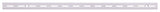 ProSource 25211PHL Shelf Standard, 2 mm Thick Material, 5/8 in W, 24 in H, Steel, White