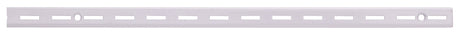 ProSource 25211PHL Shelf Standard, 2 mm Thick Material, 5/8 in W, 24 in H, Steel, White
