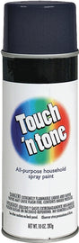 Touch 'N Tone 55289830 General-Purpose Spray Paint, Semi-Gloss, Black, 10 oz Can