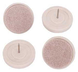 ProSource FE-S408-PS Furniture Glide, Felt Cloth, Gray/White, Gray/White, 1-1/2 x 1-1/2 x 1-1/8 in Dimensions