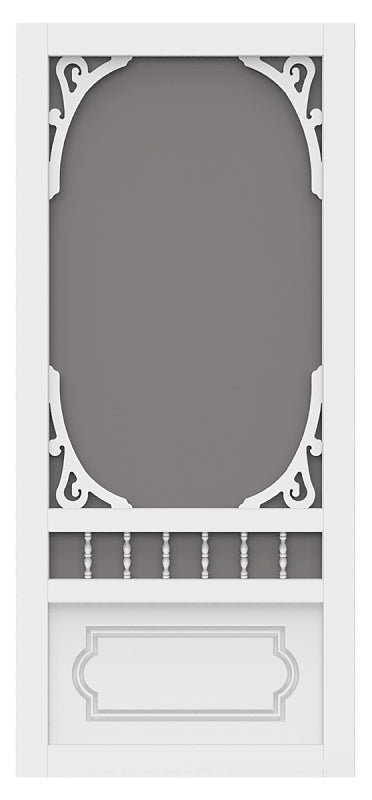 Screen Tight Belle Series BH36HD Screen Door, White