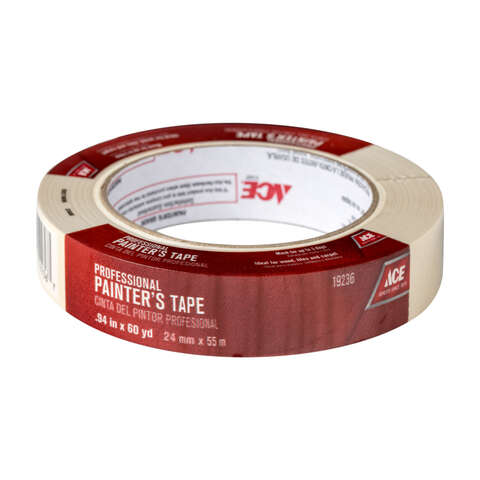 Ace Professional 0.94 in. W X 60 yd L Beige Medium Strength Painter's Tape 1 pk