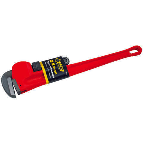 Steel Grip Pipe Wrench 24 in. L 1 pc