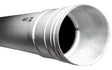 ADS 4550010 Triple-Wall Pipe, 4 in, 10 ft L, Bell x Spigot, HDPE, White