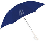 Caribbean Joe CJ-48 Beach Umbrella, 48 in L Canopy, Steel Frame, Polyester Fabric, Blue Fabric, Pack of 12