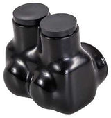 NSI IT Series IT-3/0B Insulated Tap Connector, 3/0 to 6 AWG Wire, 2-Pole, Plastisol Housing Material, Black