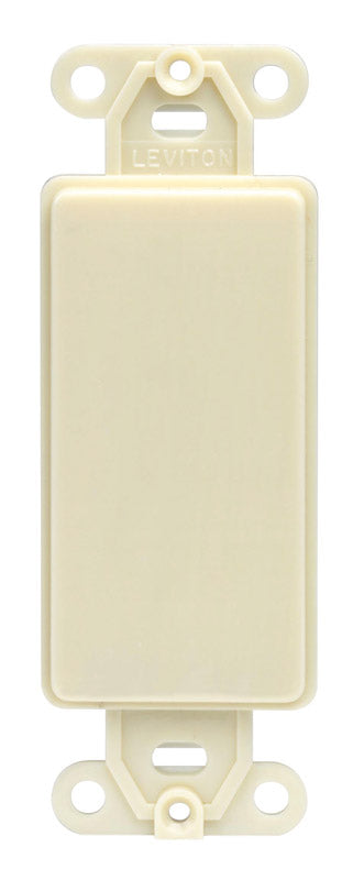Leviton Decora Ivory 1 gang Nylon Decorator Wall Plate 1 pk