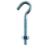 Hampton Small Zinc-Plated Silver Zinc 0.8125 in. L Hook Bolt 165 lb 1 pk, Pack of 10