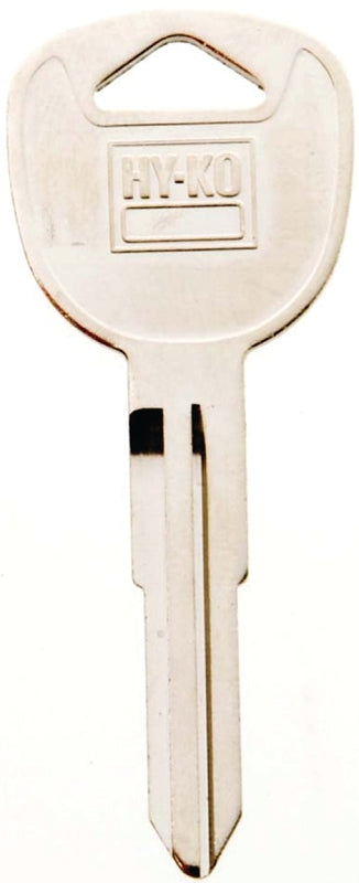 Hy-Ko 11010KK1 Automotive Key Blank, Brass, Nickel, For: Kia Vehicle Locks, KK1 Key Number, Pack of 10