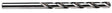 Irwin 81160 Jobber Drill Bit, 0.04 in Dia, 1-5/8 in OAL, Spiral Flute, 4-Flute, 0.04 in Dia Shank, Straight Shank